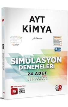 3D Yayınları- AYT Kimya Simülasyon 24 Deneme 3D Yayınları- AYT Kimya Simülasyon 24 Deneme