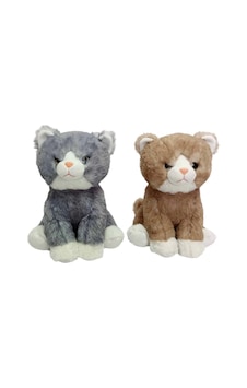 Pb31545-23 Peluş Oturan Kedi 23 Cm Çok Renkli Pb31545-23 Peluş Oturan Kedi 23 Cm Çok Renkli