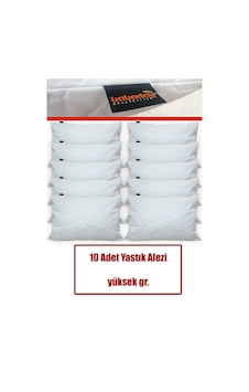 10 Adet Yastık Alezi Standart Kumaş Kapitoneli 10 Adet 10 Adet Yastık Alezi Standart Kumaş Kapitoneli 10 Adet