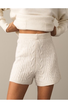 Xint Ekru Regular Fit Triko Şort 850855 Xint Ekru Regular Fit Triko Şort 850855