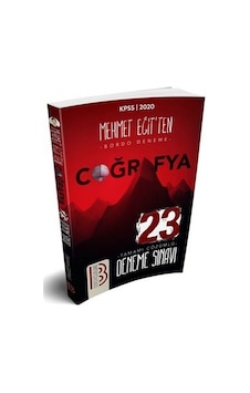 Kpss Coğrafya 23 Deneme Tamamı Çözümlü 2021 - Benim Hocam Yayınla