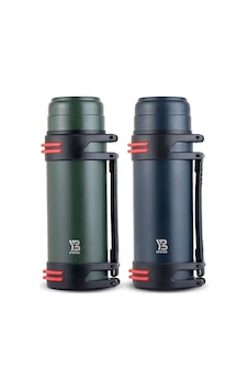 Vacuum Travel Pot 2,5 Litre Aile Boy Kamp Termos Yeşil