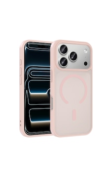 İphone 18 Pro Max Kılıf M-safe Şarj Özellikli Zore Babet Kapak - Pembe İphone 18 Pro Max Kılıf M-safe Şarj Özellikli Zore Babet Kapak - Pembe
