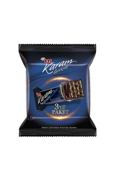 Eti Karam Gurme Bitter Çikolatalı Kremalı Gofret 3lü 150g 2'li Ekonomik Paket - 2 Adet Tarı Eti Karam Gurme Bitter Çikolatalı Kremalı Gofret 3lü 150g 2'li Ekonomik Paket - 2 Adet Tarı