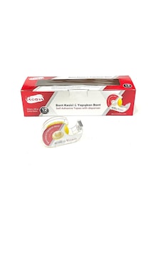 Bant Kesicili Bant 12mm 33m Selo Bant Ofis Büro Bandı 1 Bant Kesicili Bant 12mm 33m Selo Bant Ofis Büro Bandı 1