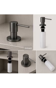 Ankastre Sabunluk Mutfak/banyo Antrasit Ankastre Sabunluk Mutfak/banyo Antrasit