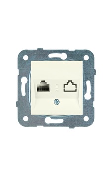 Karre-meridian Krem Tekli Data Cat6 Mekanizma