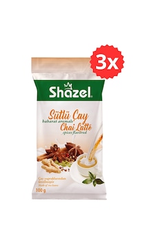 Shazel Sütlü Çay Chai Latte Baharat Aromalı 100 Gr X 3 Adet