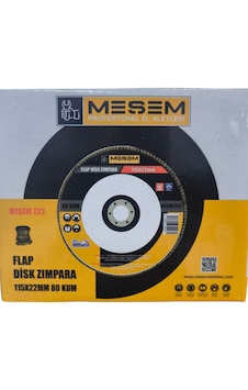 Meşem 10'lu Flap Disk Zımpara 115 X 22 Mm 80 Kum