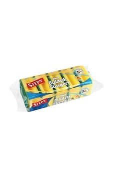 Stepy Oluklu Bulaşık Süngeri 5'li Stepy Oluklu Bulaşık Süngeri 5'li