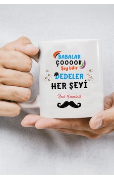 Dedeler Herşeyi Bilir Baskılı Bardak -2 Dedeler Herşeyi Bilir Baskılı Bardak -2