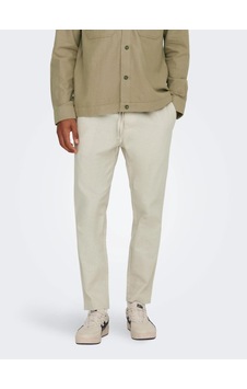Onslınus Crop 0007 Cot Lın Pnt Noos Erkek Pantolon 22024966 Bej