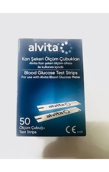 Ölçüm Stripi 50 Adet Alvita Cihazlarla Uyumlu Ölçüm Çubuğu Ölçüm Stripi 50 Adet Alvita Cihazlarla Uyumlu Ölçüm Çubuğu