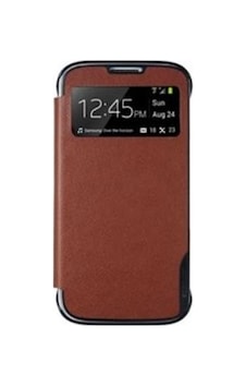 Anymode İ9190 Galaxy S4 Mini İle Uyumlu View Kılıf Kahverengi Anymode İ9190 Galaxy S4 Mini İle Uyumlu View Kılıf Kahverengi