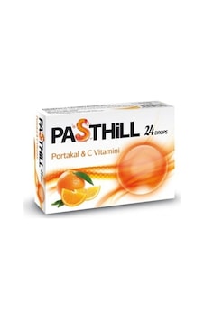 Pasthill Portakal 24   Adet Boğaz Pastil