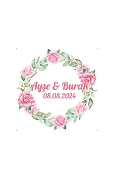 Altın Boynuzlu Kış Çelengi Etiketi Kına Nişan Düğün 3x3 Cm Özel Etiket / 50 Adet Sticker Beyaz Altın Boynuzlu Kış Çelengi Etiketi Kına Nişan Düğün 3x3 Cm Özel Etiket / 50 Adet Sticker Beyaz