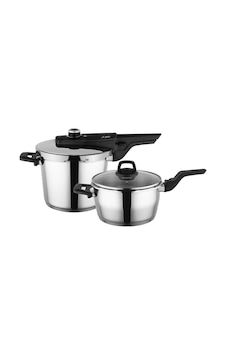 Aryıldız Easy Quick Kanka Düdüklü Set Gümüş - Siyah Aryıldız Easy Quick Kanka Düdüklü Set Gümüş - Siyah