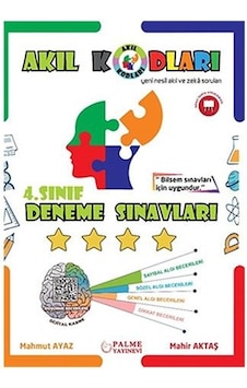 4. Sınıf Akıl Kodları Deneme Sınavları - Mahir Aktaş - Palme Eğitim 4. Sınıf Akıl Kodları Deneme Sınavları - Mahir Aktaş - Palme Eğitim