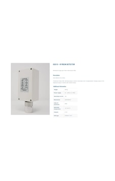 Eds Sgs10-R Freon Gaz Dedektörü R404A - R407C - R410A - 24V Dc Eds Sgs10-R Freon Gaz Dedektörü R404A - R407C - R410A - 24V Dc
