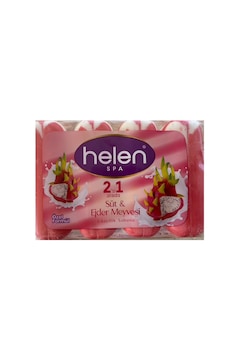 Helen Katı El Sabunu Süt & Ejder Meyvesi 4 X 90 G Helen Katı El Sabunu Süt & Ejder Meyvesi 4 X 90 G