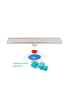Sukar Duş Kanalı Line 6 60 cm Plain Süzgeç Ve Yalıtım Kiti 1156-1 Sukar Duş Kanalı Line 6 60 cm Plain Süzgeç Ve Yalıtım Kiti 1156-1