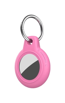 Piili Apple Uyumlu Airtag Silikon Koruyucu Kılıf Pembe Piili Apple Uyumlu Airtag Silikon Koruyucu Kılıf Pembe