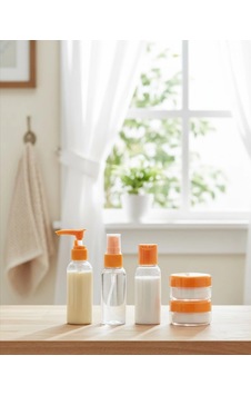 Mey İthalat Seyahat İçin 5 Li Şeffaf Kozmetik Kap Seti 30 Ml - Mey İthalat Seyahat İçin 5 Li Şeffaf Kozmetik Kap Seti 30 Ml -