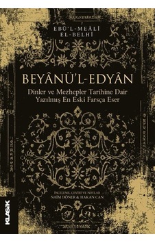 Beyanü'l-edyan / Dr. Naim Döner Beyanü'l-edyan / Dr. Naim Döner