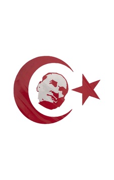 Motosiklet Sticker Atatürk 10cm 8cm A Motosiklet Sticker Atatürk 10cm 8cm A