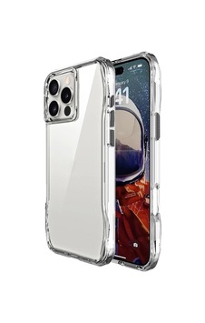Apple Uyumlu iPhone 16 Pro Max Kılıf Airbagli Şeffaf Zore İncek Kapak Apple Uyumlu iPhone 16 Pro Max Kılıf Airbagli Şeffaf Zore İncek Kapak