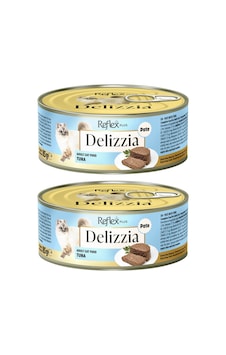 Delizzia Kıyılmış Ton Balıklı Yetişkin Kedi Maması 2 X 85 Gr. Delizzia Kıyılmış Ton Balıklı Yetişkin Kedi Maması 2 X 85 Gr.
