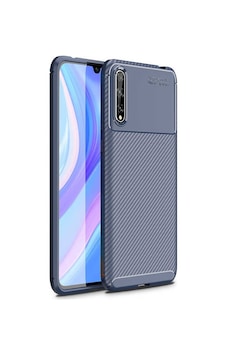 Huawei P Smart S Y8p Kılıf Kamera Çıkıntılı Karbon Fiber Dokulu Renk Atmaz Kapak Negro Huawei P Smart S Y8p Kılıf Kamera Çıkıntılı Karbon Fiber Dokulu Renk Atmaz Kapak Negro