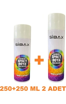 Sibax Sprey Mat Vernik 250 Ml 2 Adet Gönderili