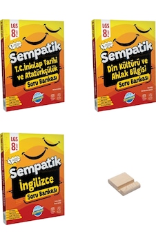 Lgs 8. Sınıf Sempatik İnkılap Din Ve İngilizce Soru Bankası 3lü Set Lgs 8. Sınıf Sempatik İnkılap Din Ve İngilizce Soru Bankası 3lü Set