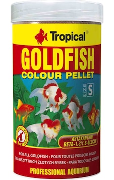 Tropical Goldfish Colour Pellet-S-110 Gr 250 Ml