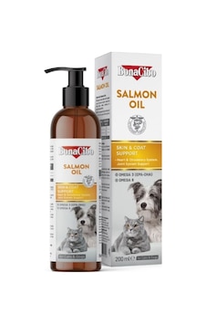 Somon Yağı 200 Ml - Kedi Ve Köpekler İçin Omega 3 & 6 Tüy Ve Deri Destekleyici Somon Yağı 200 Ml - Kedi Ve Köpekler İçin Omega 3 & 6 Tüy Ve Deri Destekleyici