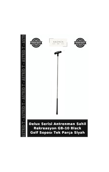 Delux Serisi Antrenman Sahil Rekreasyon Gb-10 Black Golf Sopası Tek Parça Siyah Delux Serisi Antrenman Sahil Rekreasyon Gb-10 Black Golf Sopası Tek Parça Siyah