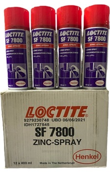 Loctite Sf 7800 Çinko Galvaniz Sprey 12 x 400 ML