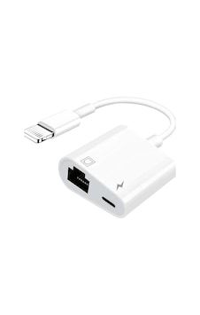 Kompakt Ethernet Adaptörü Lightning Uyumlu 1 Adet Kompakt Ethernet Adaptörü Lightning Uyumlu 1 Adet