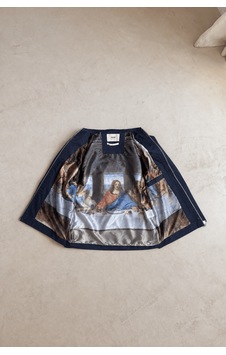Respire Erkek Da Vinci Astar Detaylı Oversize Ceket Lacivert Respire Erkek Da Vinci Astar Detaylı Oversize Ceket Lacivert
