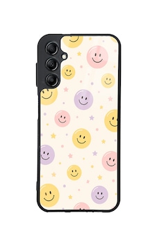 Samsung Uyumlu Galaxy A14 5g Kılıf Kamera Korumalı Desenli Zore Lusi Kapak - Gülen Yüzler - Samsung Uyumlu Galaxy A14 5g Kılıf Kamera Korumalı Desenli Zore Lusi Kapak - Gülen Yüzler -