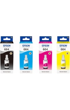 Epson T664 Mürekkep Kartuş Takımı Kutulu Ürün L386 Epson T664 Mürekkep Kartuş Takımı Kutulu Ürün L386