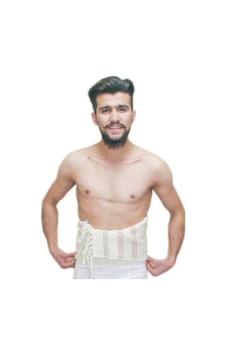 Bora Örme Yün Dolama Kuşak Bel si Bora Örme Yün Dolama Kuşak Bel si