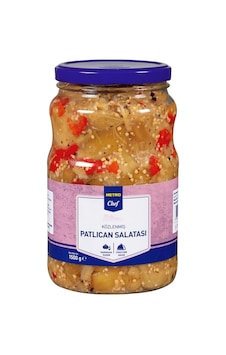 Metro Chef Közlenmiş Patlıcan Salatası 1,5 Kg - Pratik Meze 3'li Ekonomik Paket - 3 Adet Tarı Metro Chef Közlenmiş Patlıcan Salatası 1,5 Kg - Pratik Meze 3'li Ekonomik Paket - 3 Adet Tarı