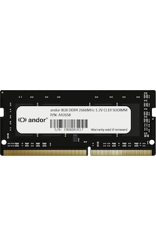 Andor A426S8 8 GB DDR4 2666 MHz Dizüstü (SODIMM) CL19 Ram Andor A426S8 8 GB DDR4 2666 MHz Dizüstü (SODIMM) CL19 Ram