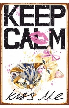 Keep Calm Öp Beni Retro Vintage Ahşap Poster Keep Calm Öp Beni Retro Vintage Ahşap Poster