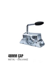 Shuıvan Destek Tekeri Bağlama Kelepçesi 48mm Metal - Galvaniz-2033 Shuıvan Destek Tekeri Bağlama Kelepçesi 48mm Metal - Galvaniz-2033