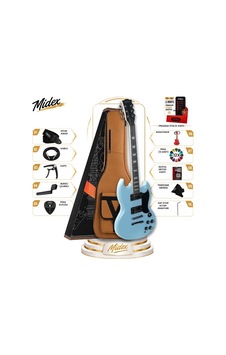 Midex Sg-special-ltb Profesyonel Sg Kasa Hh Elektro Gitar Seti Turkuaz Midex Sg-special-ltb Profesyonel Sg Kasa Hh Elektro Gitar Seti Turkuaz