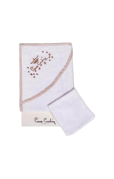 Pierre Cardin Kundak Banyo Havlusu 85X75 Cm - Ekru Yıldızlı Pierre Cardin Kundak Banyo Havlusu 85X75 Cm - Ekru Yıldızlı