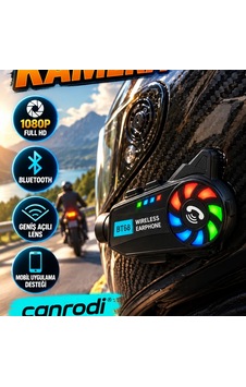 1080p Motosiklet Kamera Seti Geniş Açılı Lens, Bluetooth Ve Mobil Uygulama Destekli 1080p Motosiklet Kamera Seti Geniş Açılı Lens, Bluetooth Ve Mobil Uygulama Destekli